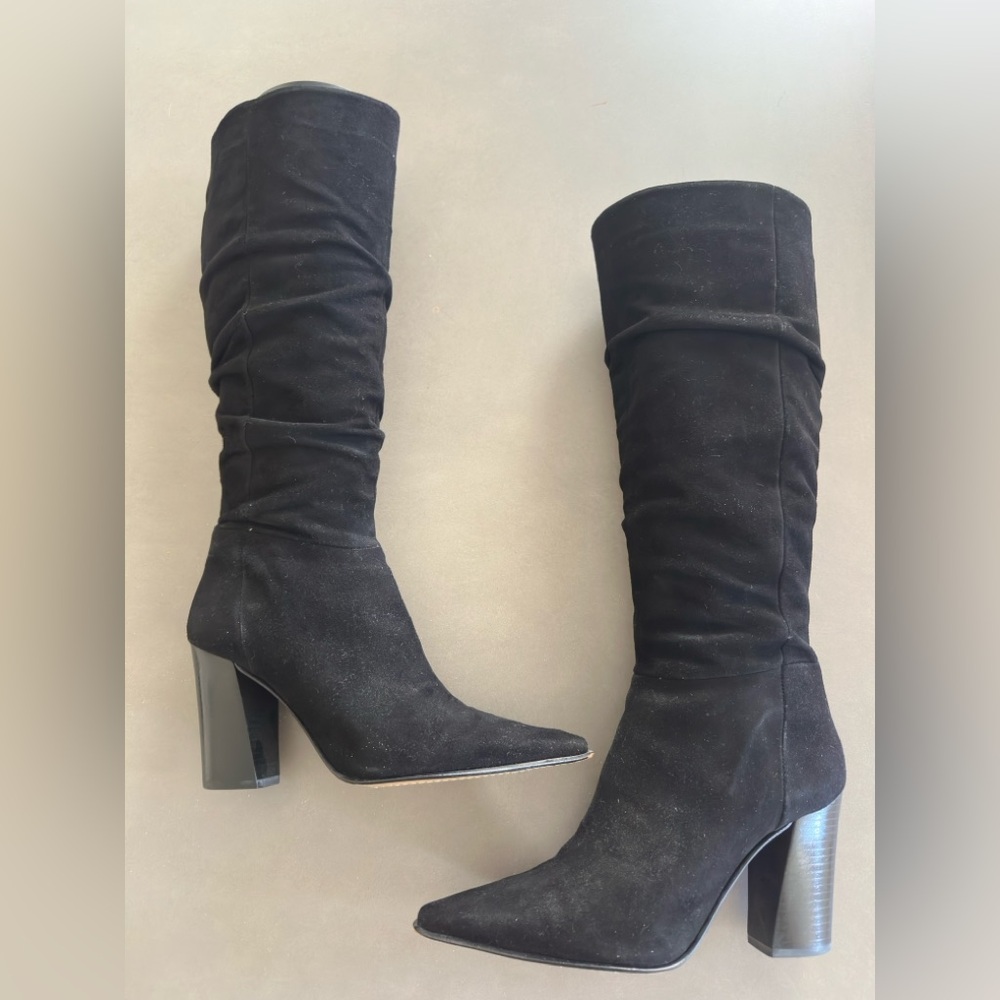 Black Suede Boots